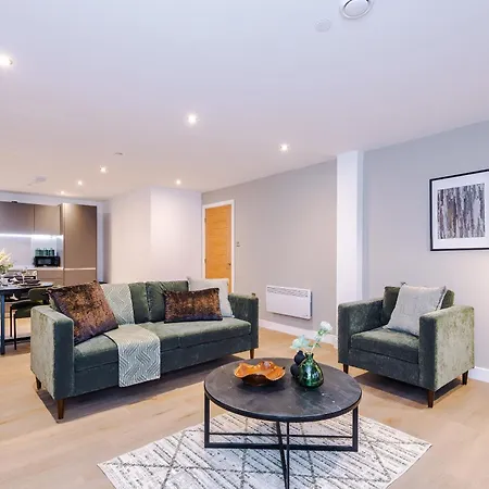 公寓 Stylish 2-Bed City Centre Apt With Parking 利兹