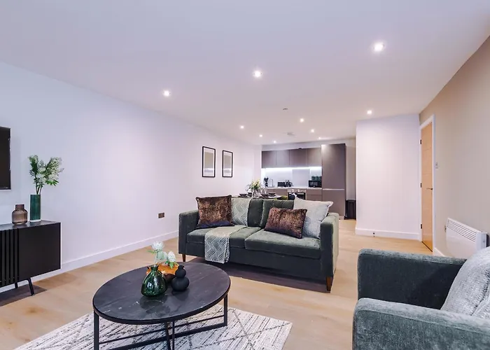 Stylish 2-Bed City Centre Apt With Parking 公寓 利兹