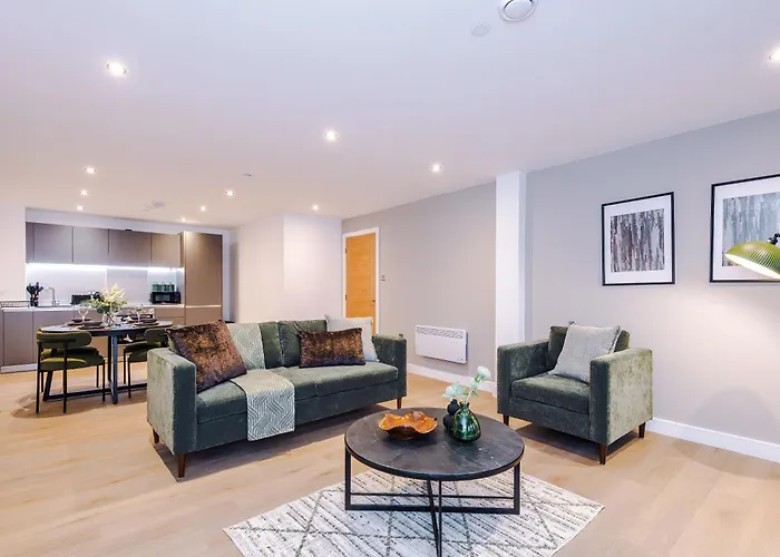 公寓 Stylish 2-Bed City Centre Apt With Parking 利兹